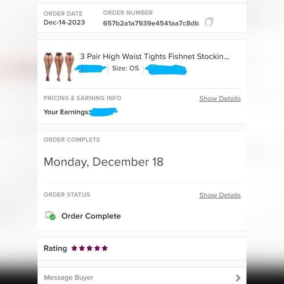 3 Pair High Waist Tights Fishnet Stockings Thigh H - Picture 7 of 7